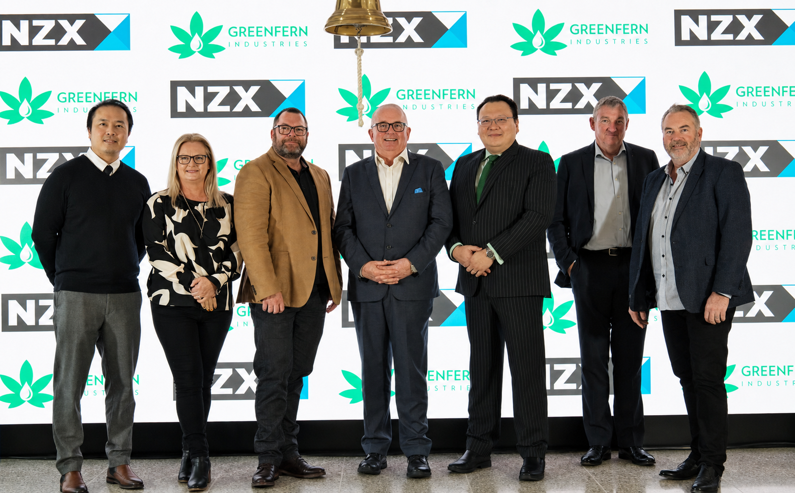 NZX bell-ringing ceremony for a New Zealand company listing